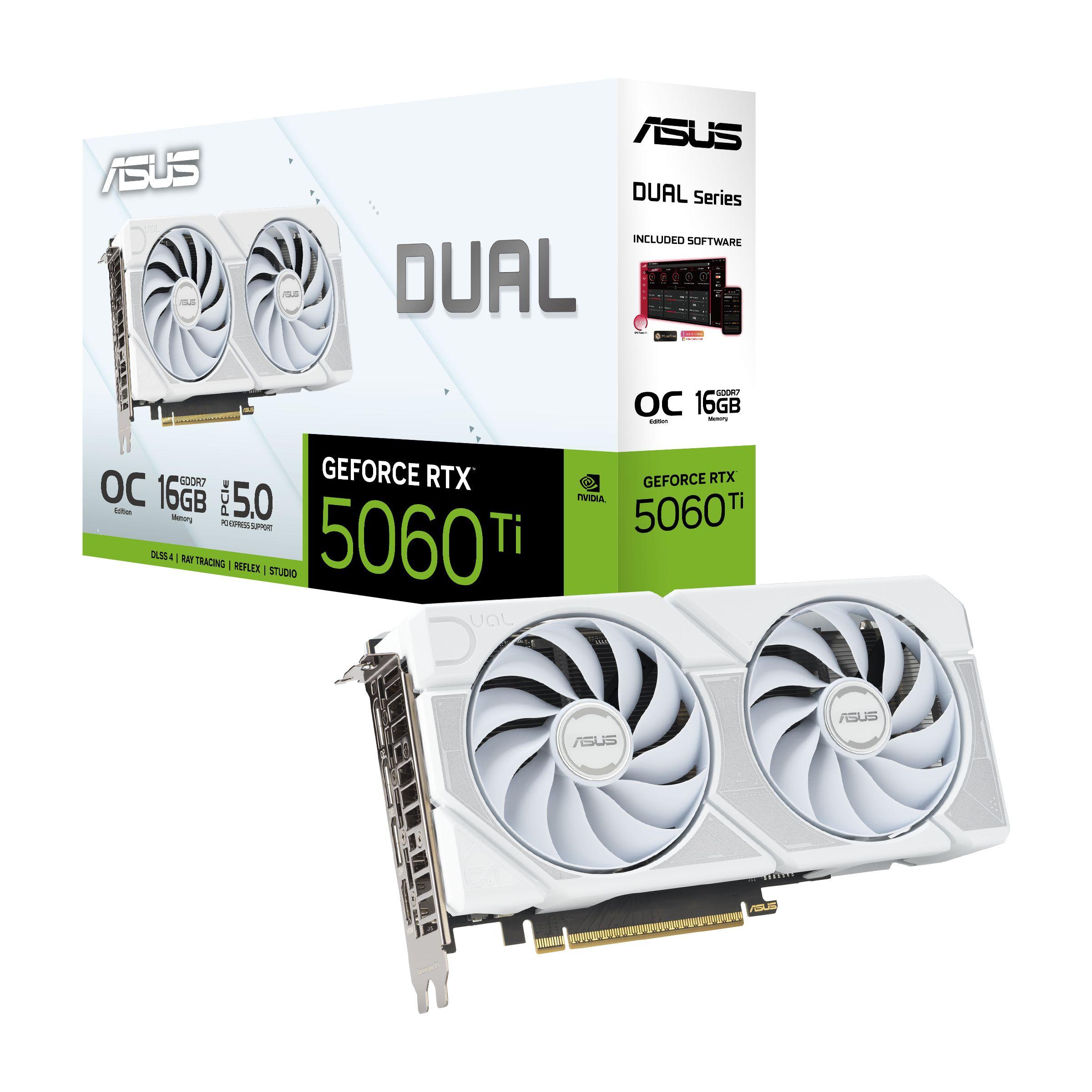 Placa Gráfica ASUS Dual GeForce RTX 5060 Ti OC Edition (GeForce RTX 5060 Ti - 16 GB - 128 bit - Branco), miniatura 14