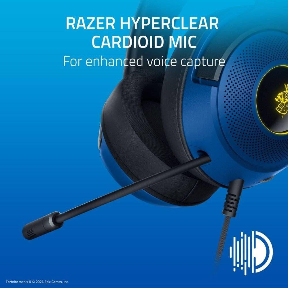 Headset Gaming RAZER Kraken V3 X Fortnite Edition (Binaural - Com fios - Circum-aural - Multicor) — miniatura 5