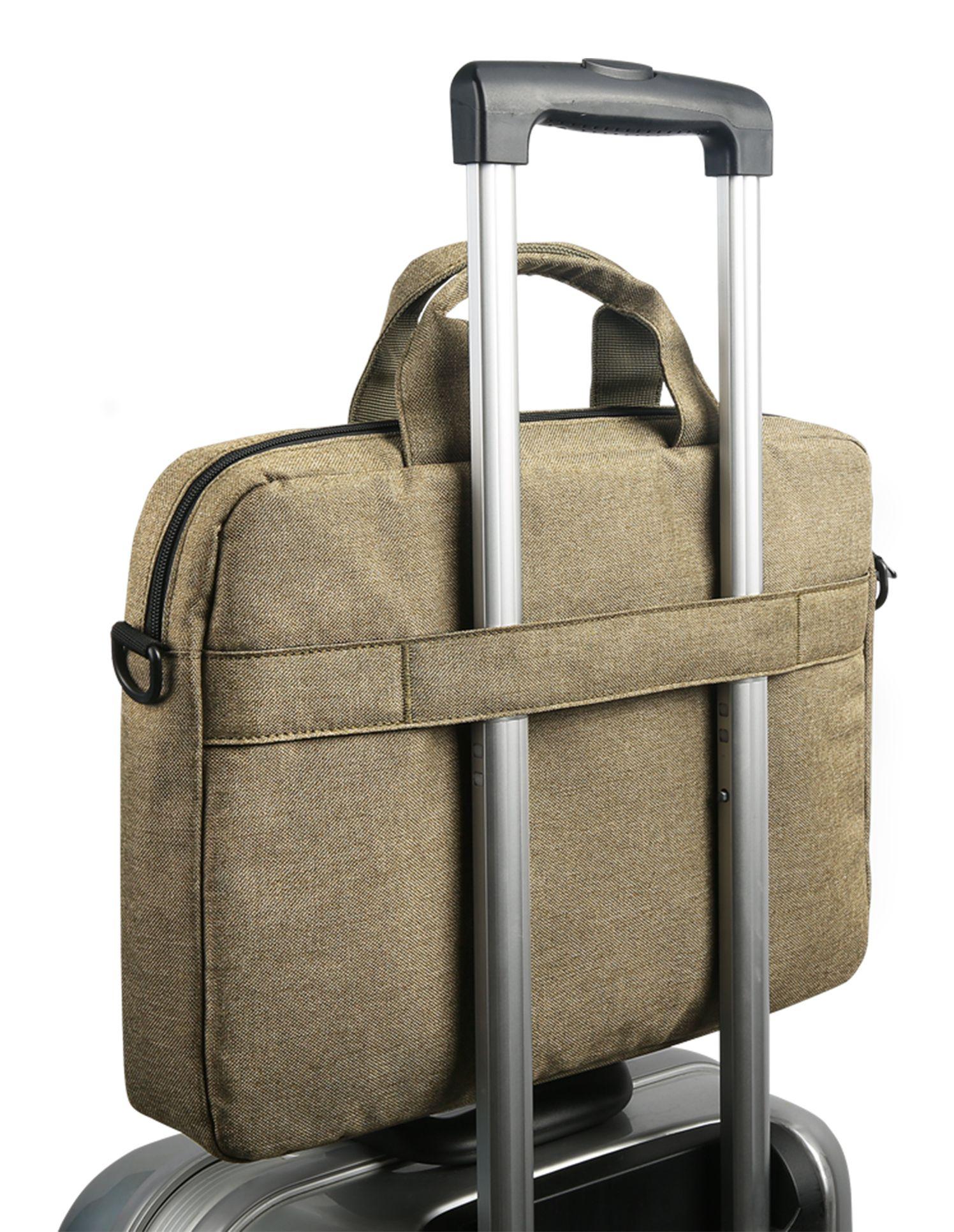 Mala para Portátil LENOVO Casual Toploader T210 (15,6" - Poliéster - 39,6 cm - Verde) — miniatura 6