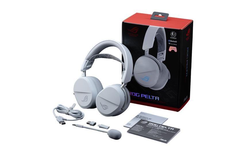 Headset Gaming ASUS ROG Pelta (900 mAh - Android, iOS - Branco Lunar), miniatura 10