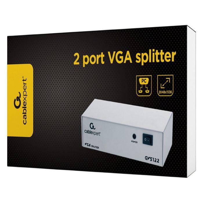 Splitter VGA GEMBIRD GVS122 (1x HD DB15 fêmea - 2x HD DB15 fêmea - Branco) — miniatura 3