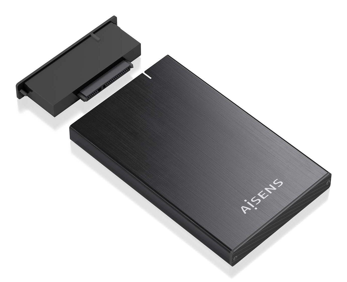 Caixa Externa AISENS ASE-2527B (2,5" SATA - USB 3.2 Gen 1 - Preto) — miniatura 3
