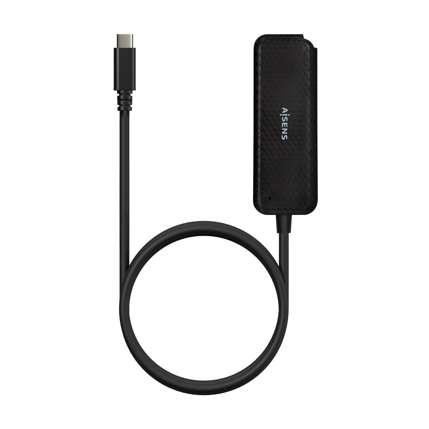 Hub USB-C AISENS A109-0716 (0,6 m - Preto), miniatura 2