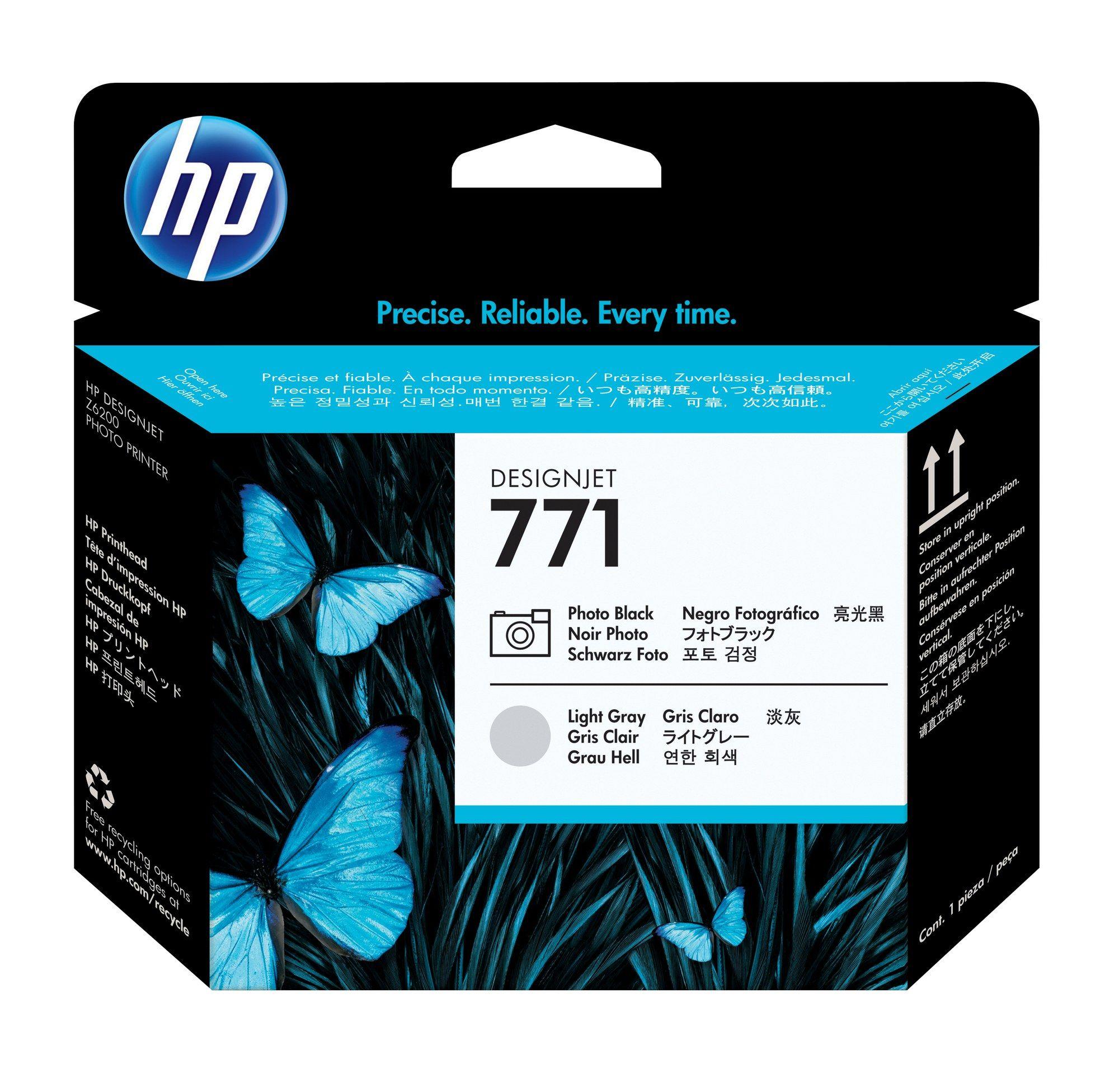 Cabeça de Impressão HP 771 CE020A (DesignJet Z6200 - Preto Fotográfico/Cinzento Claro), imagem 1