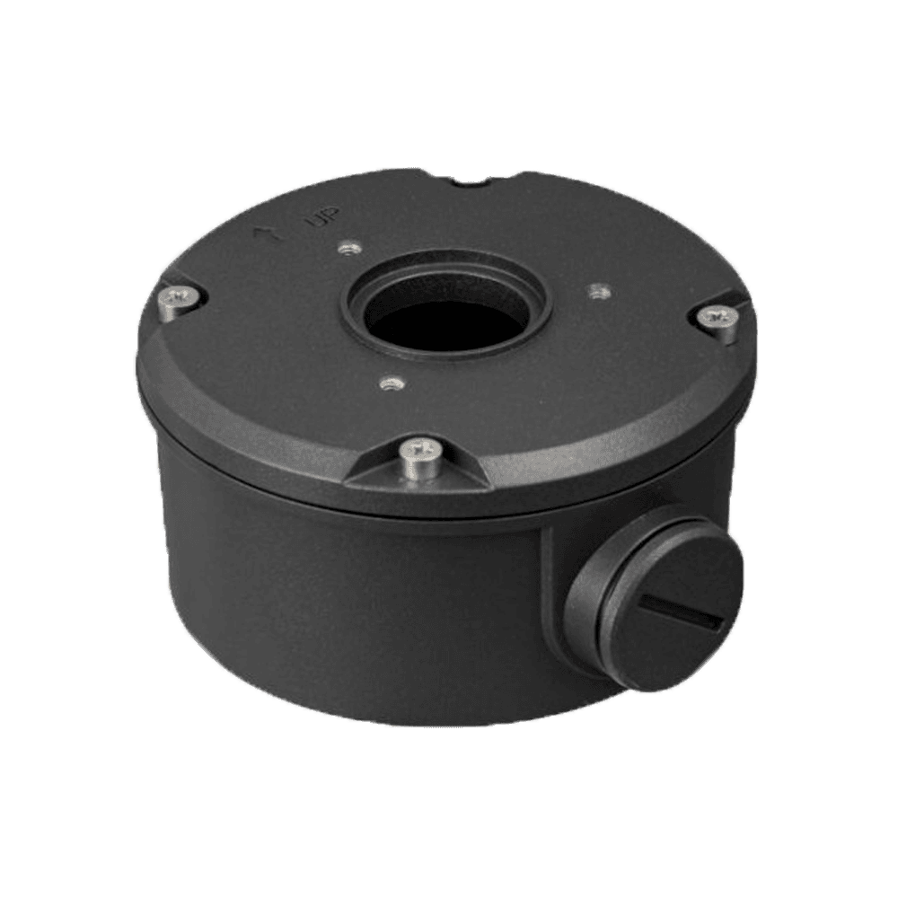 Caixa de Ligações para Câmaras Bullet UNIVIEW UV-TR-JB05-B-IN-BLACK (55 mm - Ø105 mm - Preto)