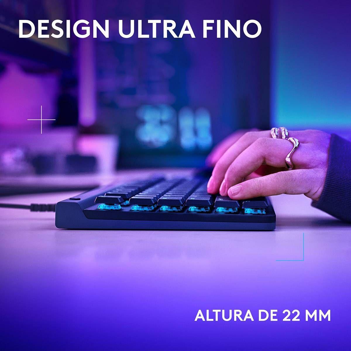 Teclado LOGITECH G515 TKL Wired (Inglês - Logitech GL Tactile - Sem teclado numérico - Preto) — miniatura 5