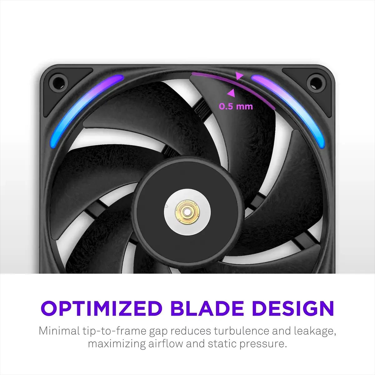 Ventoinha NZXT F240X (Multi - 15,2 W - Preto) — miniatura 5