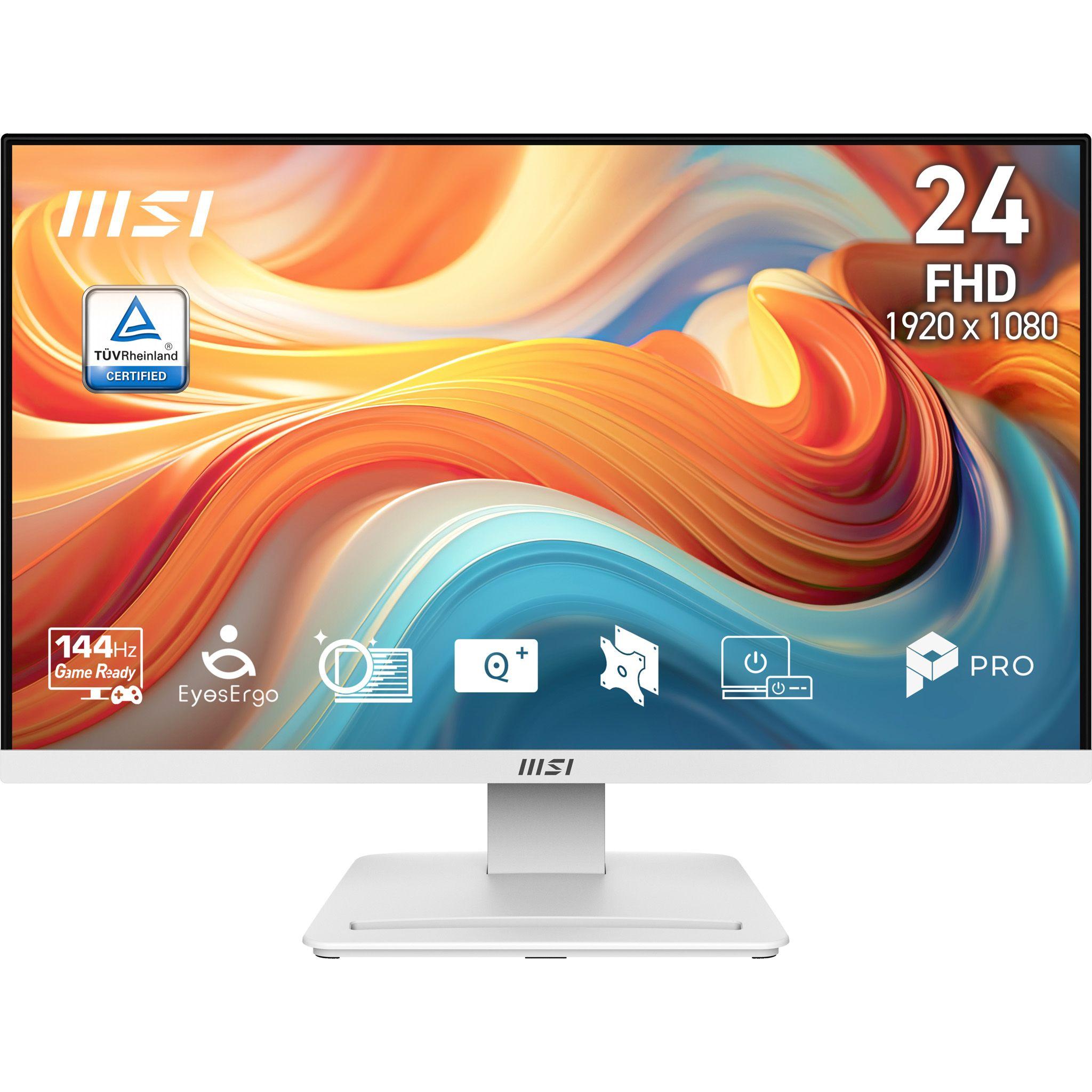 Monitor MSI PRO MP241WDE E14V (23,8" - VA - 144 Hz - Branco)