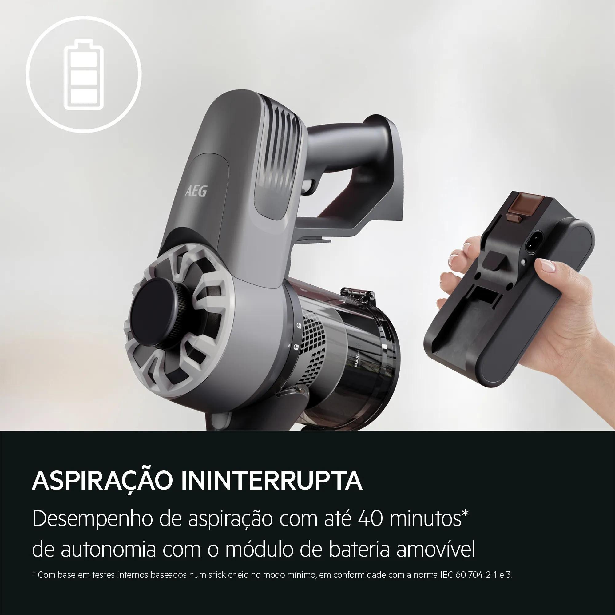 Aspirador Vertical AEG AP31CB21TG (Altura 112,8 cm - Preto), miniatura 8