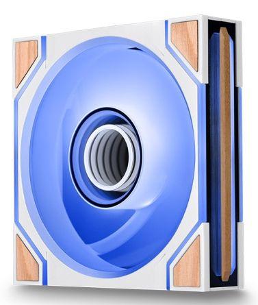 Kit de 3 Ventoinhas para Caixa THERMALTAKE SWAFAN 120 EX INFINITY Snow Wood Edition 3Pack (Multi - Branco e Madeira)