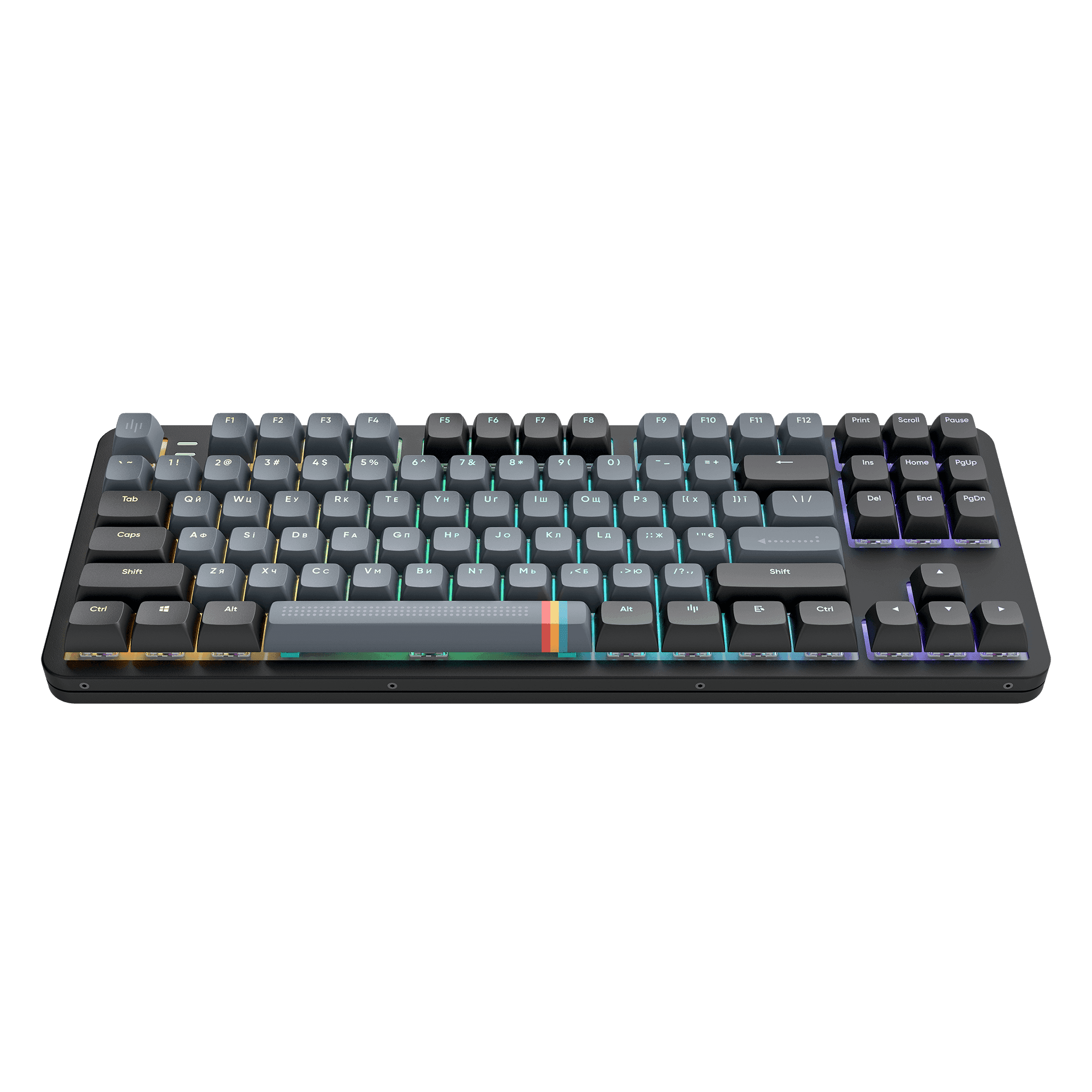 Teclado Gaming Mecânico DARK PROJECT ALU87 Midnight (UA - G3MS Zircon pré-lubrificados - ANSI)