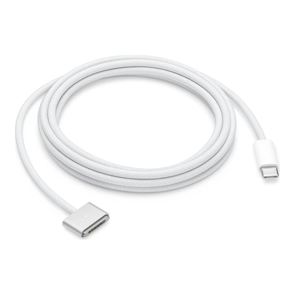 Cabo de Alimentação USB-C para MagSafe 3 APPLE MW613ZM/A (2 m - MagSafe 3 - USB C - Prateado)