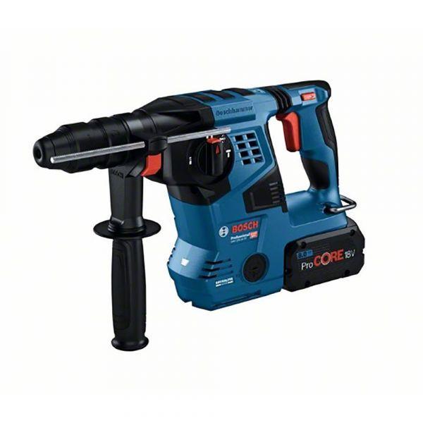 Martelo Perfurador a Bateria BOSCH GBH 18V-28 CF (Azul, Preto e Vermelho)