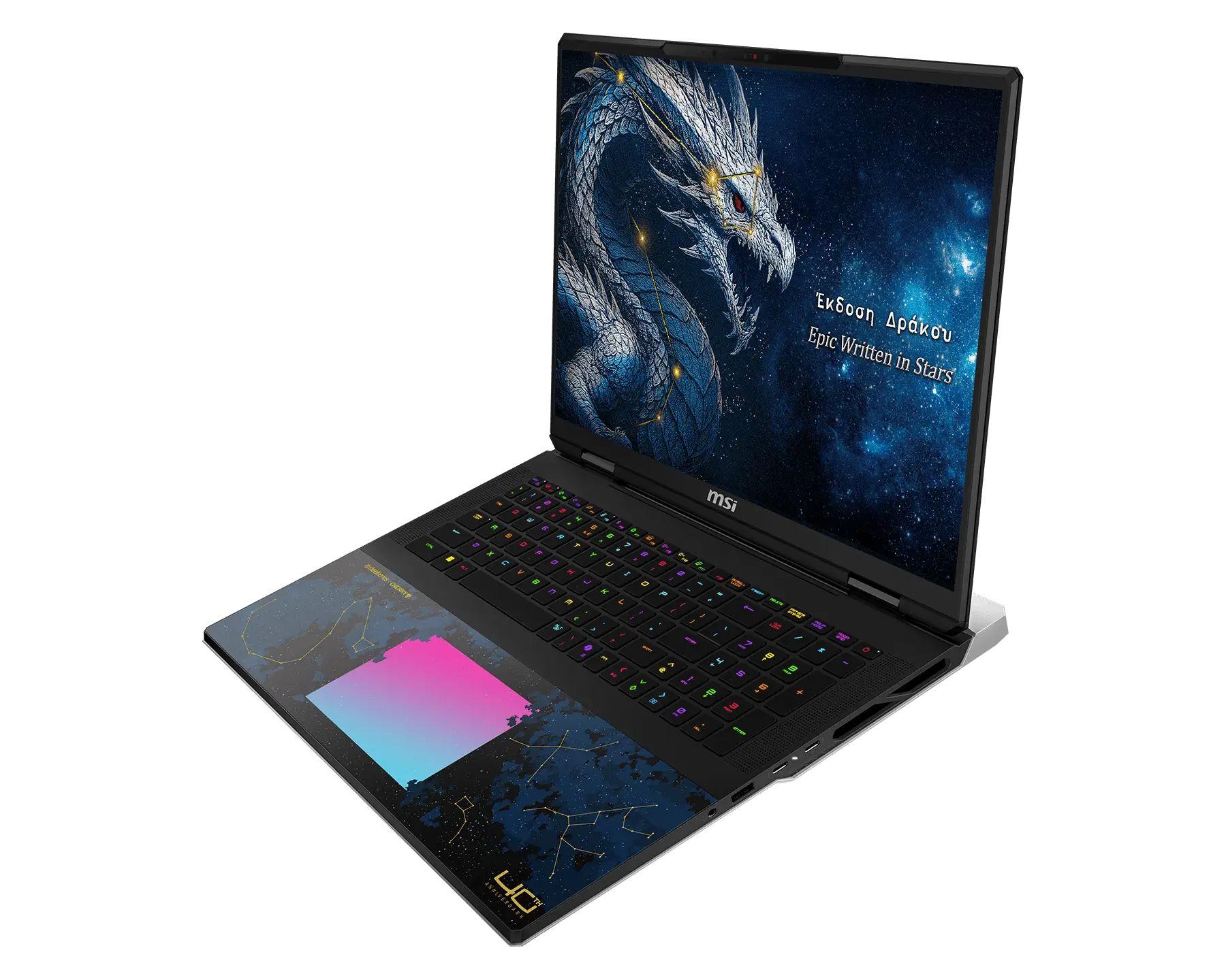 Computador Portátil MSI Titan 18 HX Dragon Edition Draco Epic A2WJ-1218DE (18" UHD+ - 96GB - 4TB SSD - RTX 5090 - Layout DE - Preto), miniatura 5