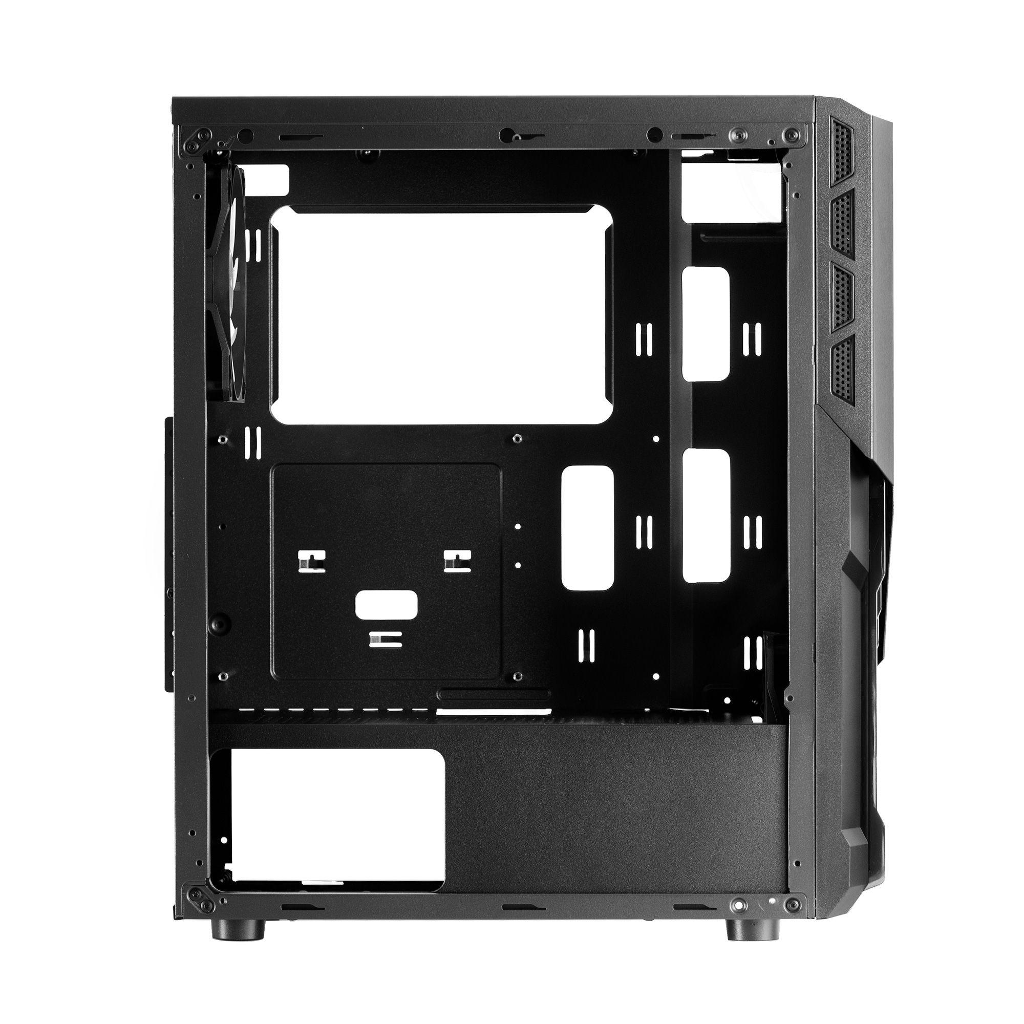 Caixa de Computador ATX MARS GAMING MCX2 (ATX, Micro ATX, Mini-ITX - Semitorre - FRGB fixa - Preto) — miniatura 5