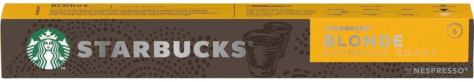 Cápsulas de Café NESTLE Starbucks Blonde Espresso (Starbucks Blonde Espresso)