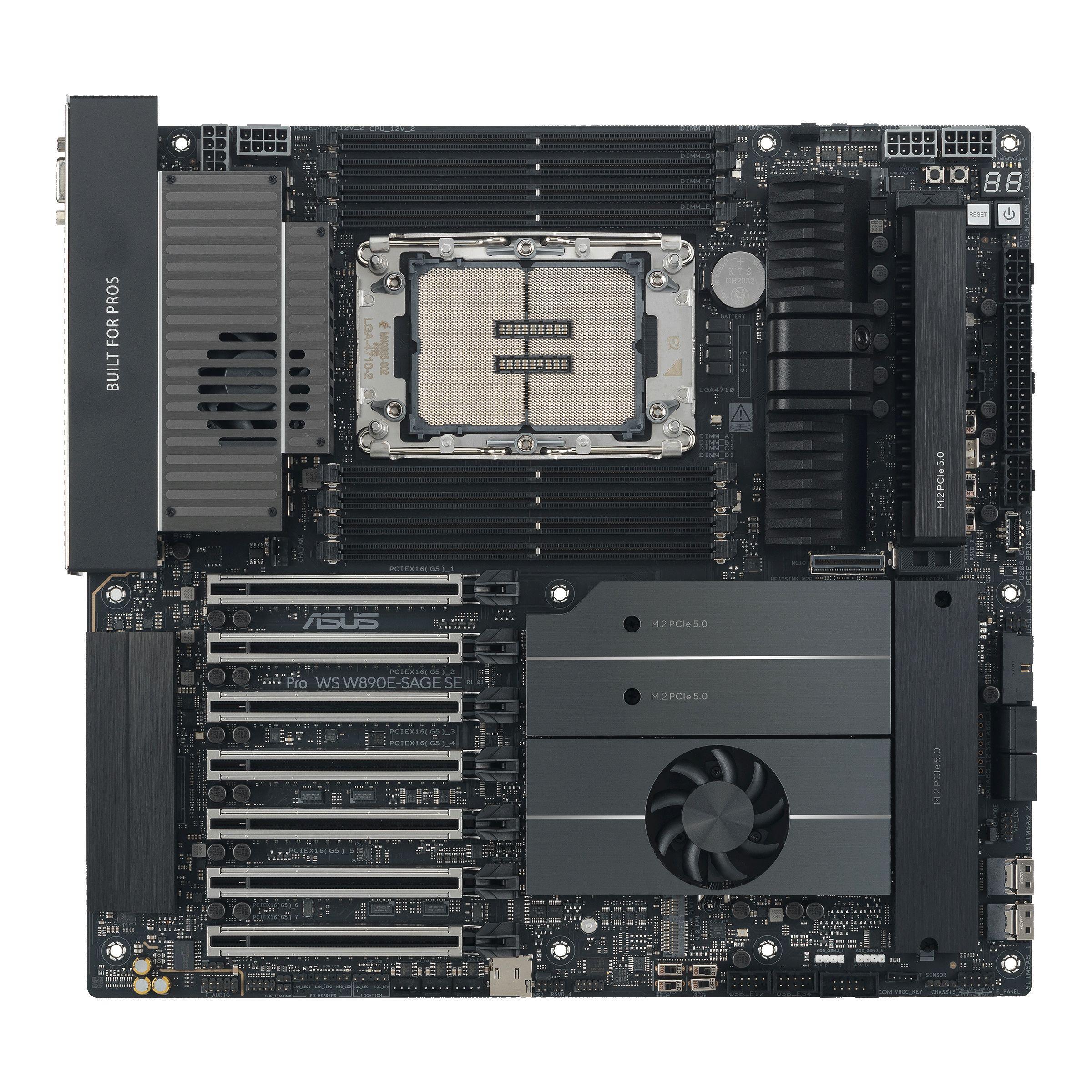 Motherboard ASUS Pro WS W890E-SAGE SE (LGA 4710-2 - Intel Xeon - EEB - Preto), miniatura 2