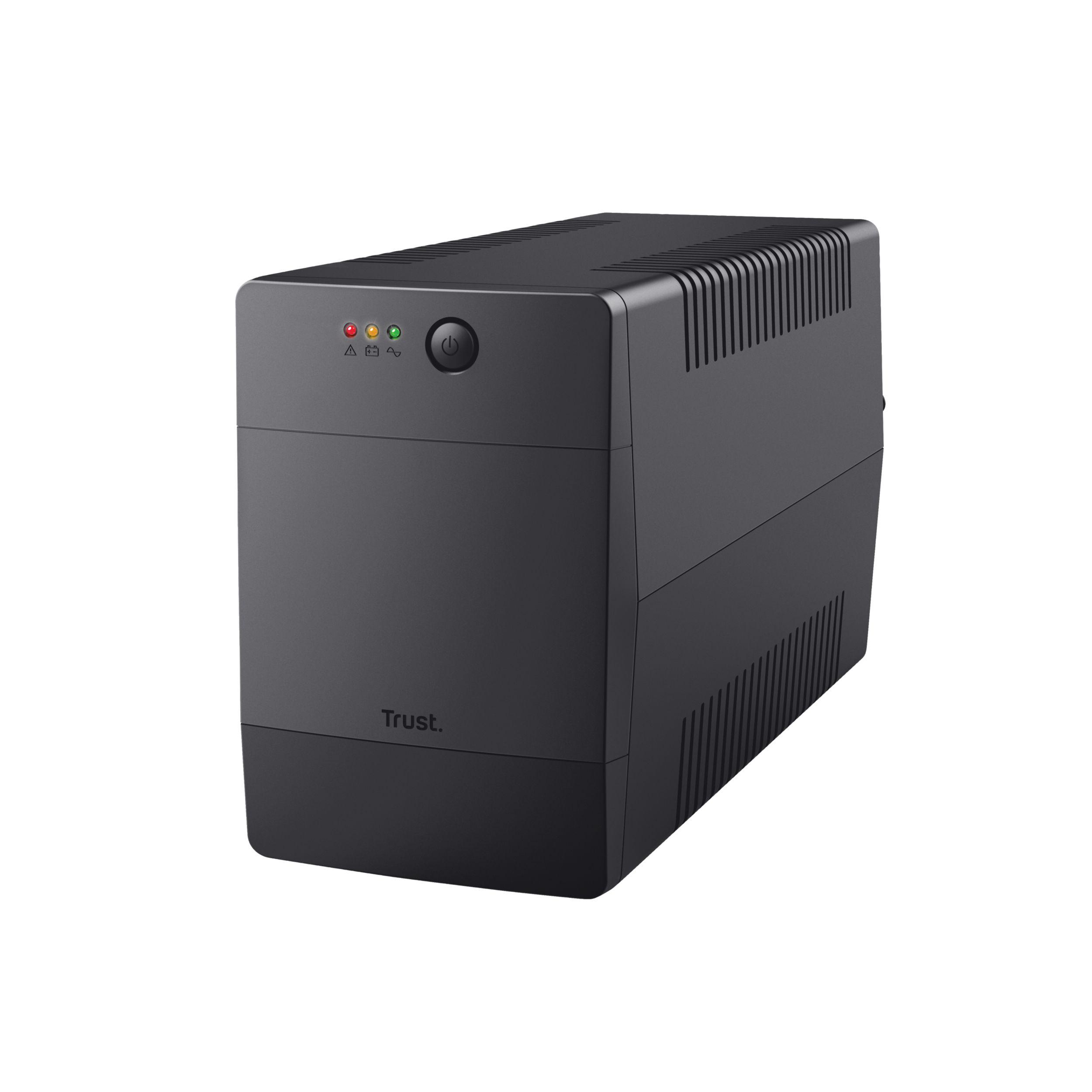SAI TRUST Paxxon 23505 (USB tipo B - Schuko - Preto)