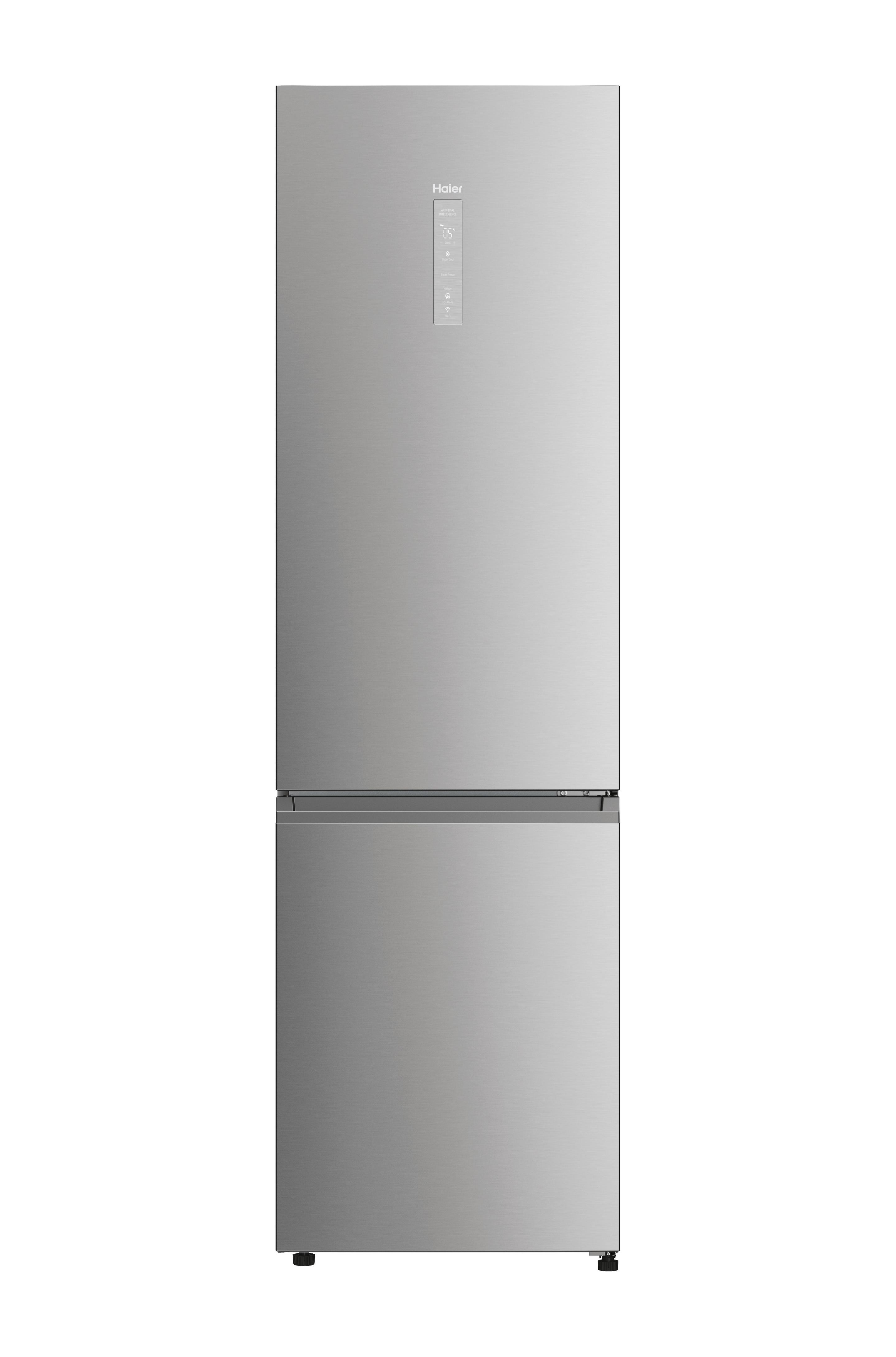 Frigorífico Combinado Independente HAIER HDPW5620CNPK (406 l - hOn - 205x59,5x66,7 cm - Prateado)