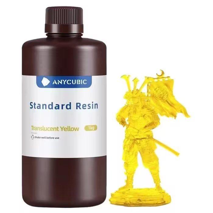 Resina para Impressão 3D ANYCUBIC Standard Resin (1 kg - 405 nm - Amarelo transparente), miniatura 2