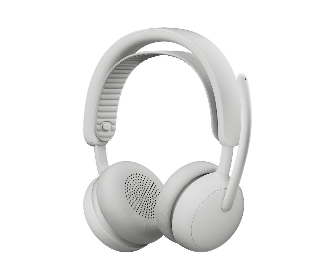 Headset LOGITECH Zone Wireless 2 ES (Binaural - Com fios e sem fios - Supra-aural - Branco)