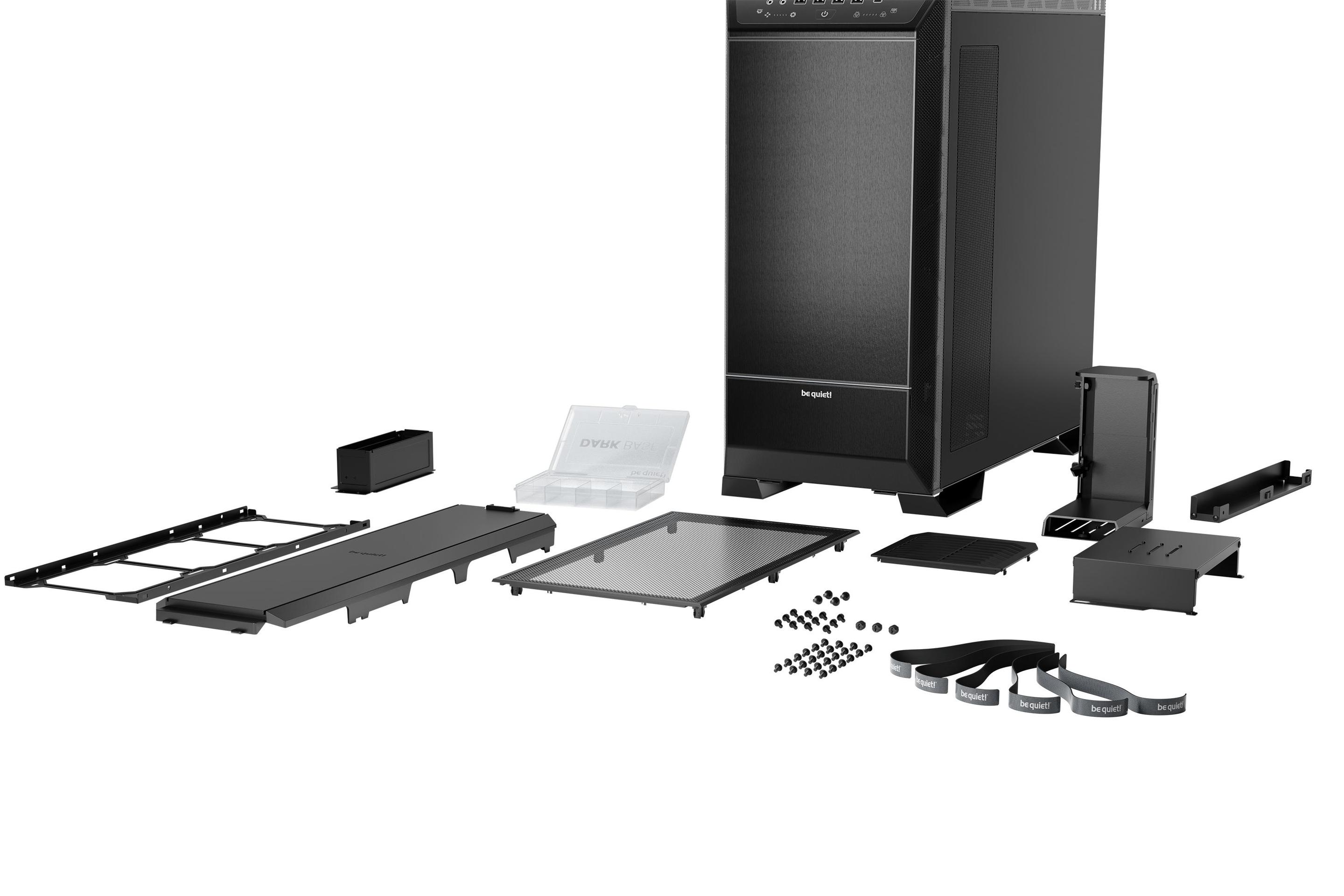 Caixa PC BE QUIET! DARK BASE PRO 901 (Full Tower - Alumínio, Vidro, Aço - 19 cm - Preto) — miniatura 11