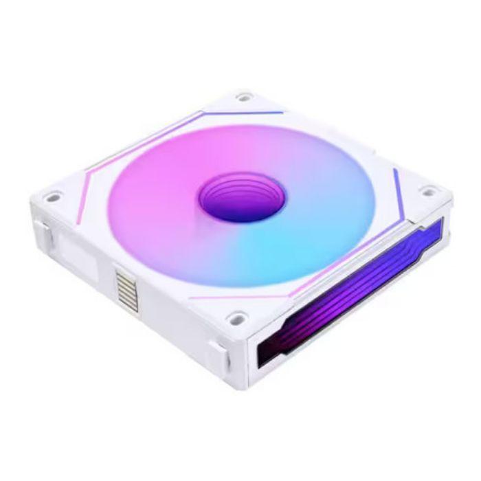 Ventoinha LIAN LI UNI FAN SL-INF 120 ARGB Reverse Blade PWM (ARGB multicolor - 5,16 W - Branco) — miniatura 3