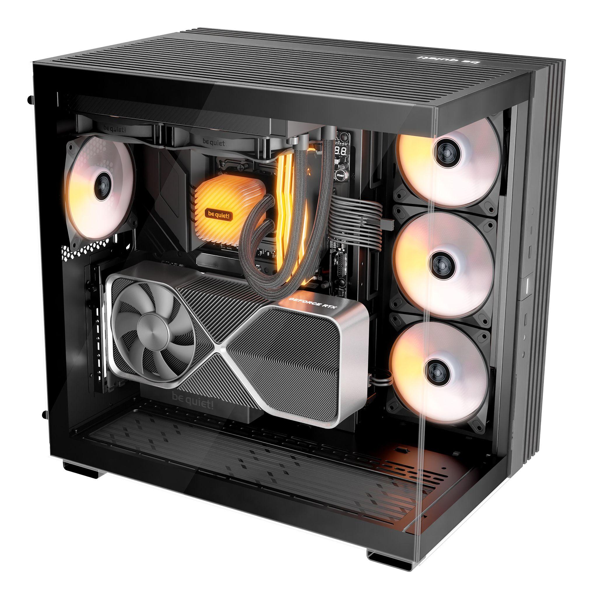 Caixa PC Gaming BE QUIET! Light Base 600 DX (ATX, micro ATX, Mini-ATX - ATX, PS2 - Mid Tower - Preto) — miniatura 3