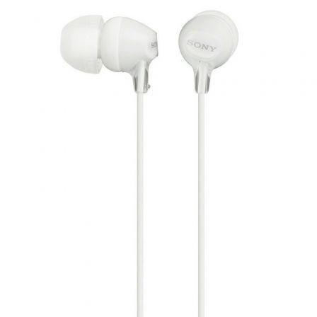 Auscultadores SONY MDR-EX15LP (Com fios - Intra-aural - 9 mm - Branco)