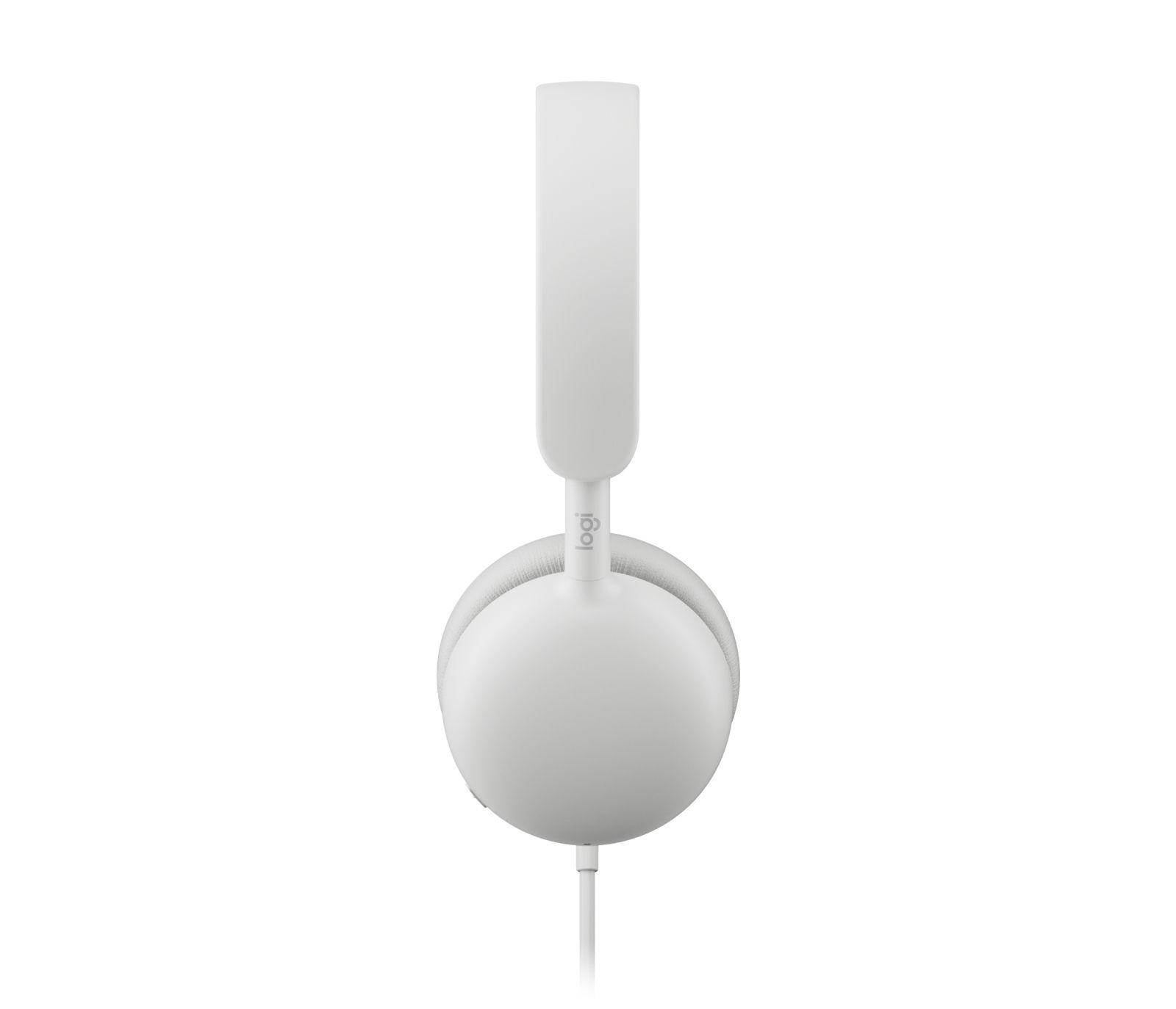 Headset LOGITECH Zone Wired 2 for Business (Binaural - Com fios - Supra-aural - Branco), miniatura 5