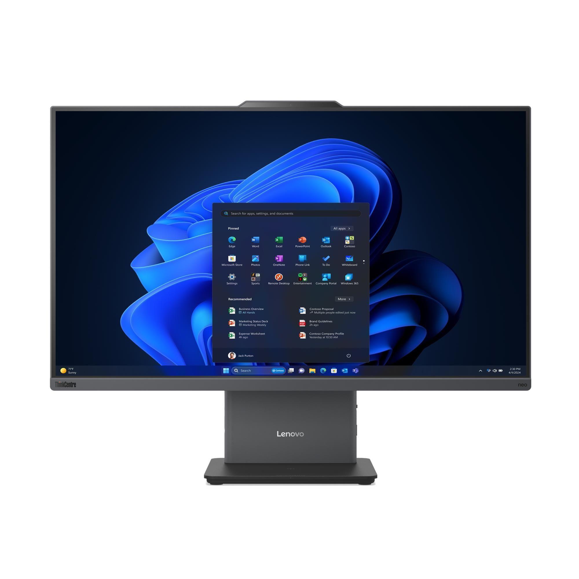 PC All-in-One LENOVO ThinkCentre neo 50a 24 Gen 6 LNL (Core Ultra 5 226V - 16GB - 512GB SSD - 23,8" Full HD - Cinzento)