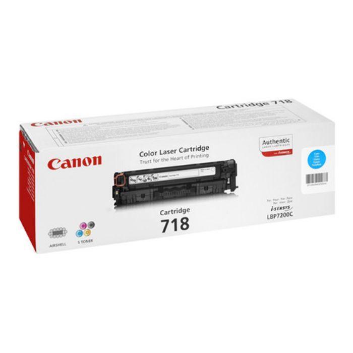 Toner CANON CRG-718C (2900 páginas - Ciano), miniatura 2