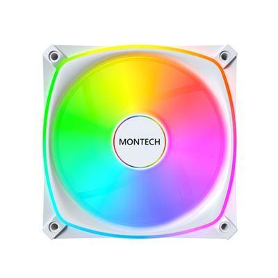 Conjunto de Ventoinhas MONTECH AX120 PRO PWM ARGB (ARGB - Branco) — miniatura 3
