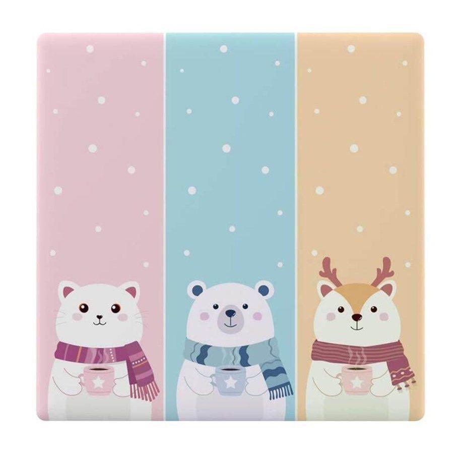 Capa Decorativa para Interruptor Tátil SONOFF T5-3C-86-cartoon