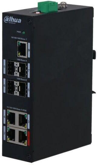 Switch Industrial DAHUA DH-PFS3409-4GT-V2 (4x SFP 1000 Base-X - 1,75 Mb - 33 Gbps - Preto), miniatura 2