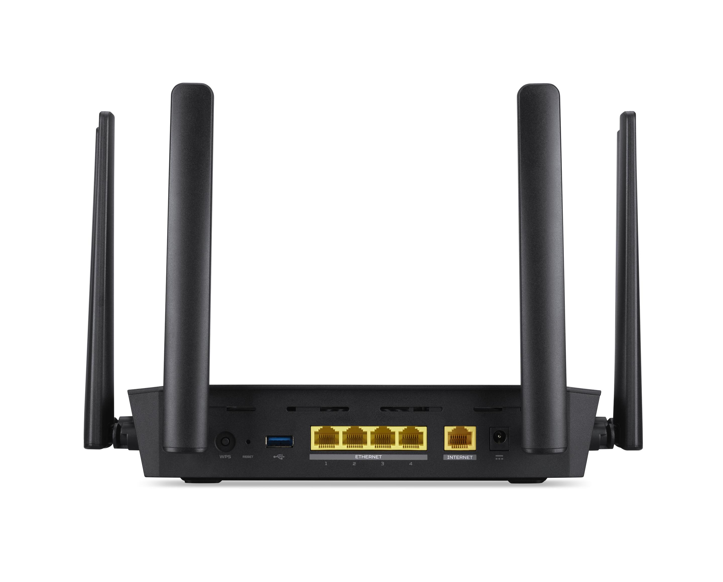 Router ACER Predator Connect W6x (Wi-Fi 6 - 6000 Mbit/s - Dual-band - Preto) — miniatura 2