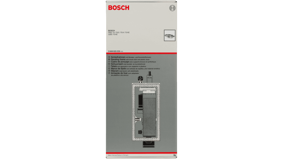 Armação de Lixagem BOSCH 2608005026 (Compatível com GBS 75 e PBS 75), miniatura 3