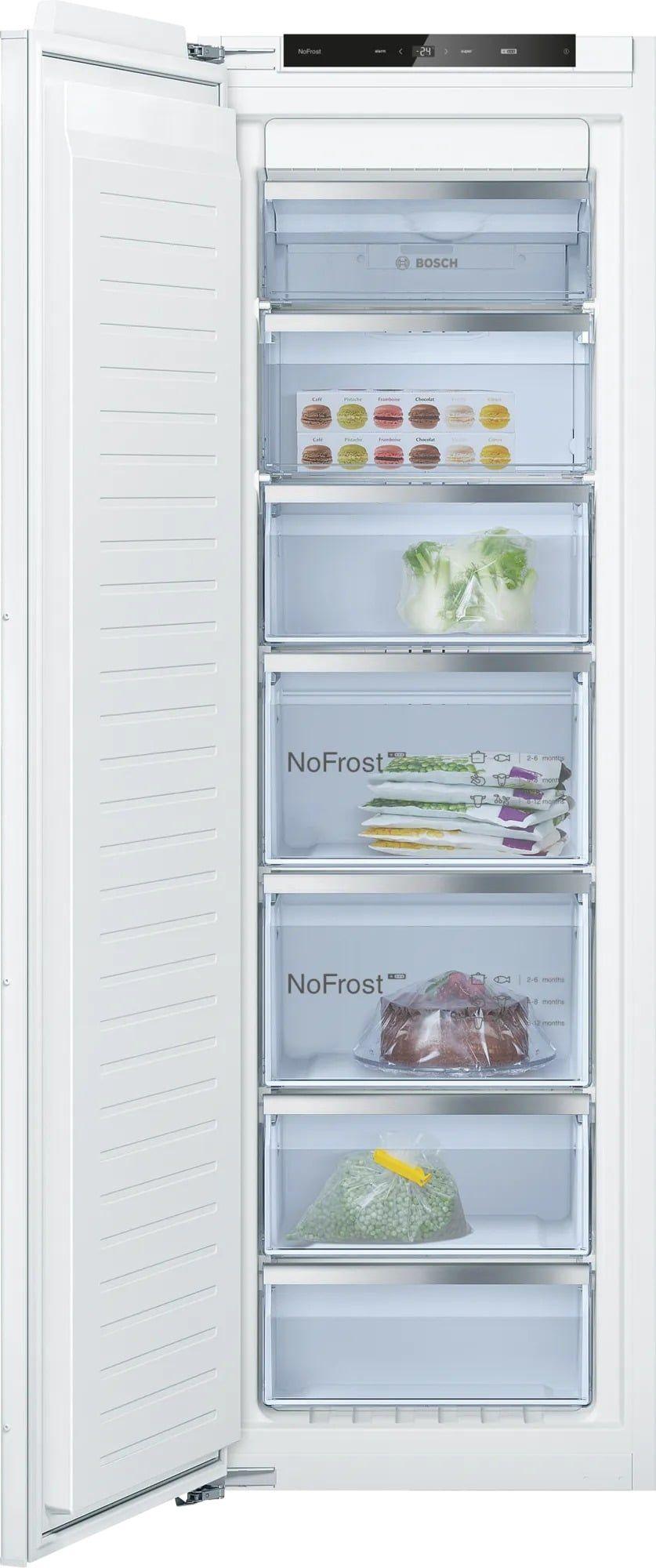 Congelador Vertical Encastre BOSCH Serie 6 GIN81ACE0 (177,2x55,8x54,5 cm - 56 cm - 177 cm - Branco)