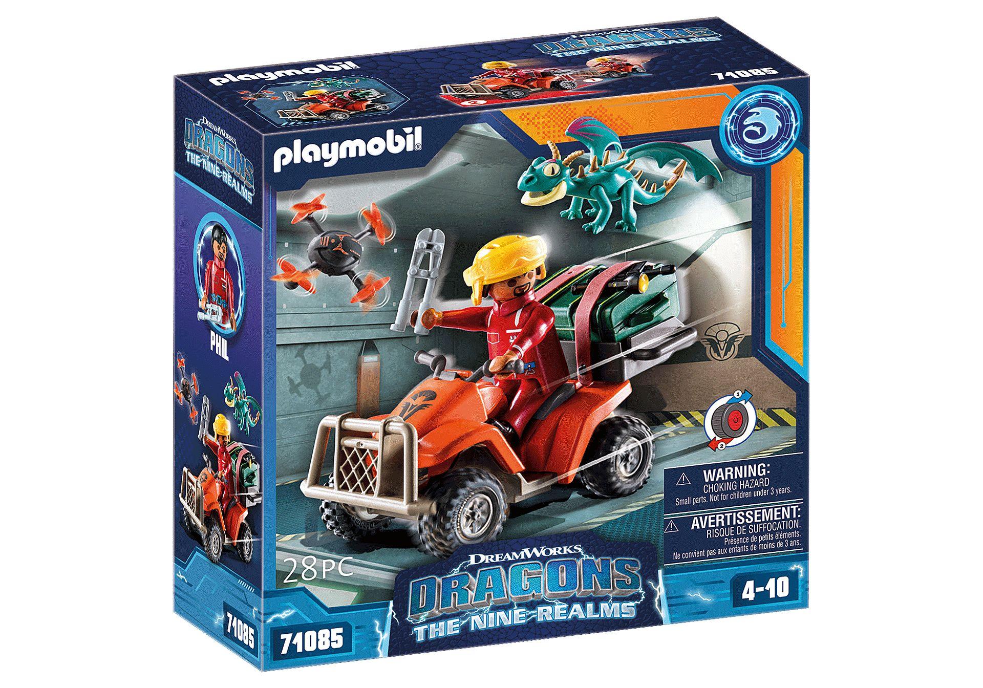 Conjunto de Construção PLAYMOBIL 71085 Icaris Quad (4 a 10 anos - Multicor)