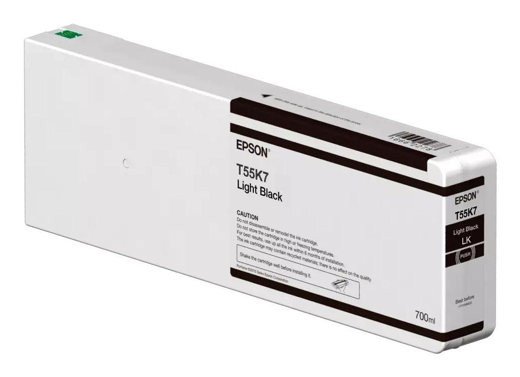 Tinteiro EPSON T55K700 (Preto claro)