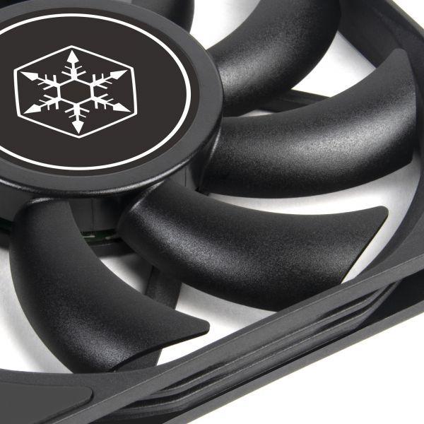 Ventoinha para Caixa de Computador SILVERSTONE SST-AS120B (Plástico - 3,84 W - Preto) — miniatura 3