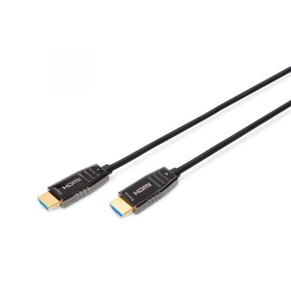 Cabo HDMI Híbrido de Fibra Ótica DIGITUS AK-330126-300-S (30 m - 60 Hz - HDMI Tipo A standard - Preto) — miniatura 2