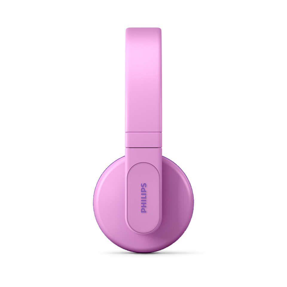 Auscultadores Infantis PHILIPS TAK4206PK/00 (Binaural - Com fios e sem fios - Supra-aural - Rosa), miniatura 5