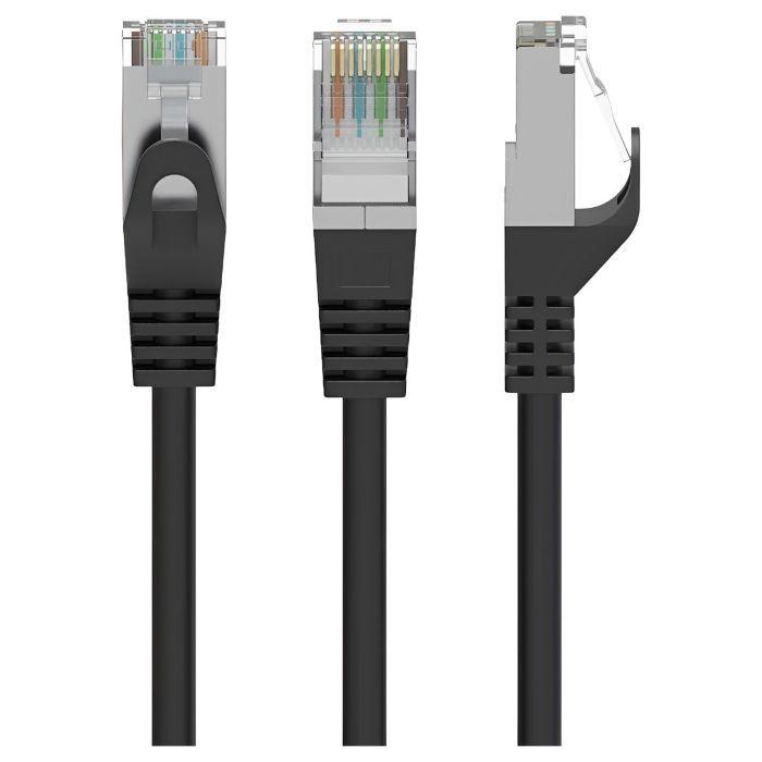 Cabo de Rede GEMBIRD PP6-1M/BK (1m - Cat 6 - RJ-45 - Preto), miniatura 3