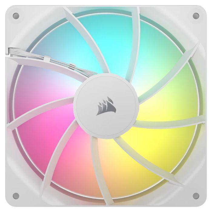 Ventoinha CORSAIR RS140 ARGB PWM (ARGB multicolor - Branco), miniatura 4