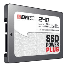 SSD EMTEC X150 Power Plus (240GB - 2,5" SATA III - Preto)