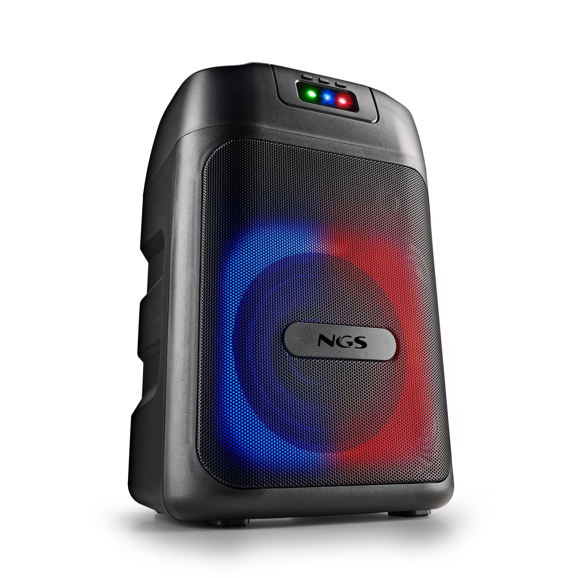 Coluna Portátil NGS Wild Club (Sem fios - 80 W - Preto), miniatura 3