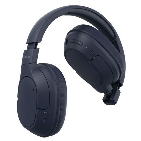 Auscultadores sem fios BELKIN SoundForm Surround AUD009HQBL (Binaural - USB-C - Sem fios - Azul), miniatura 4