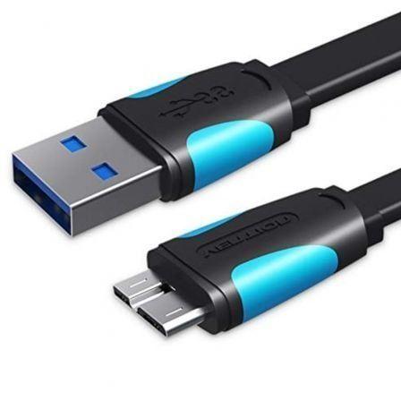 Cabo USB VENTION VAS-A12-B025 (0,25 m - Micro-USB B - USB A - Preto)