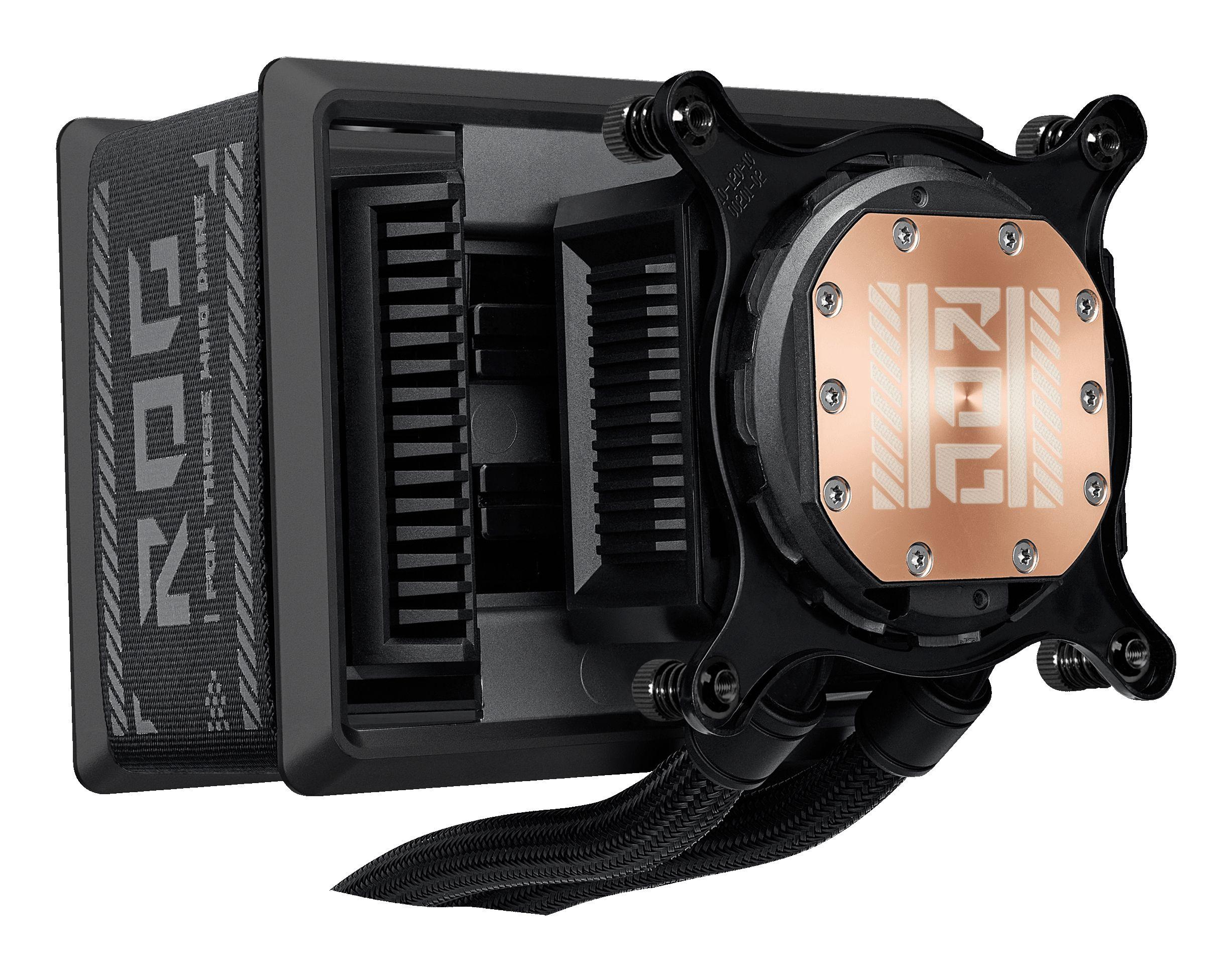 Sistema de Refrigeração Líquida AIO ASUS ROG Ryuo IV SLC 360 ARGB (120 mm - 3 ventoinhas - 2650 RPM - Preto), miniatura 14